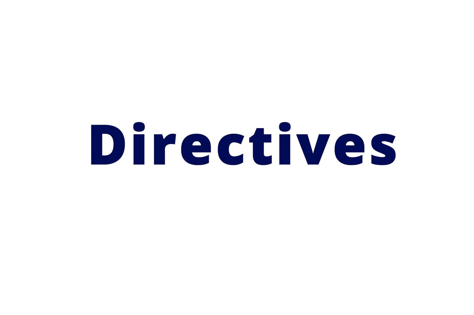 About the computer based GAT - Directive